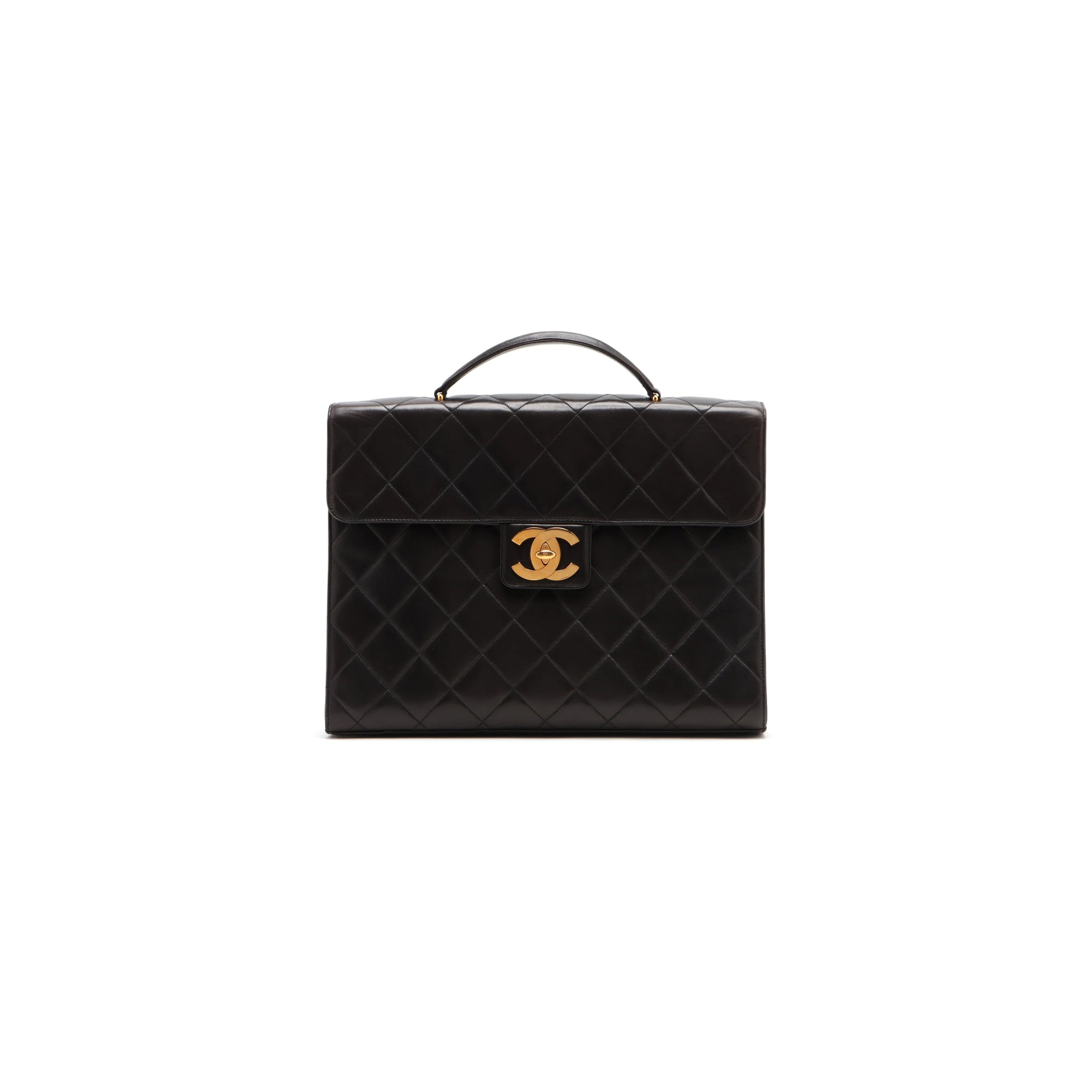 Ch*el lambskin matelasse briefcase 149208 (36.5*26.5*4cm)